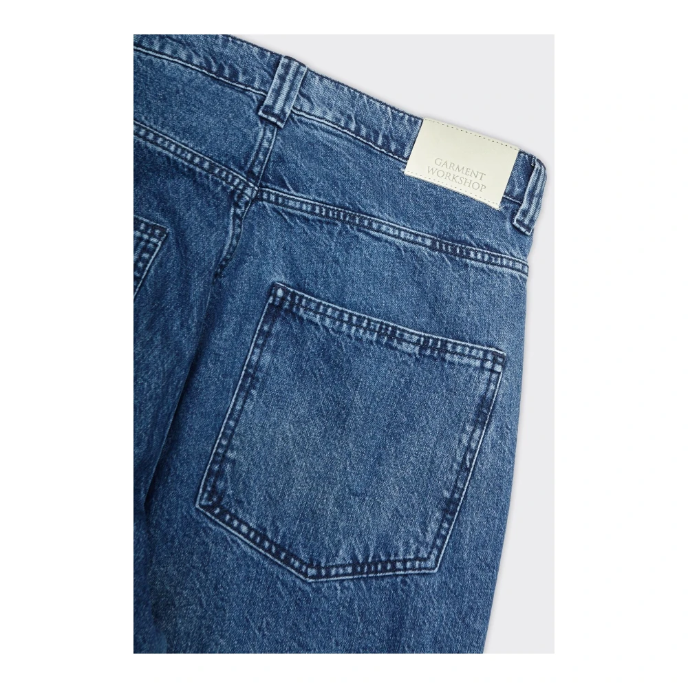 Garment Workshop Blauwe Denim Baggy Jeans Blue Heren