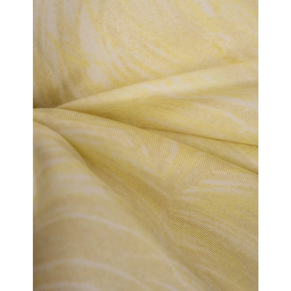 Stella Mccartney Gele Mouwloze Top van Zijde Yellow Dames