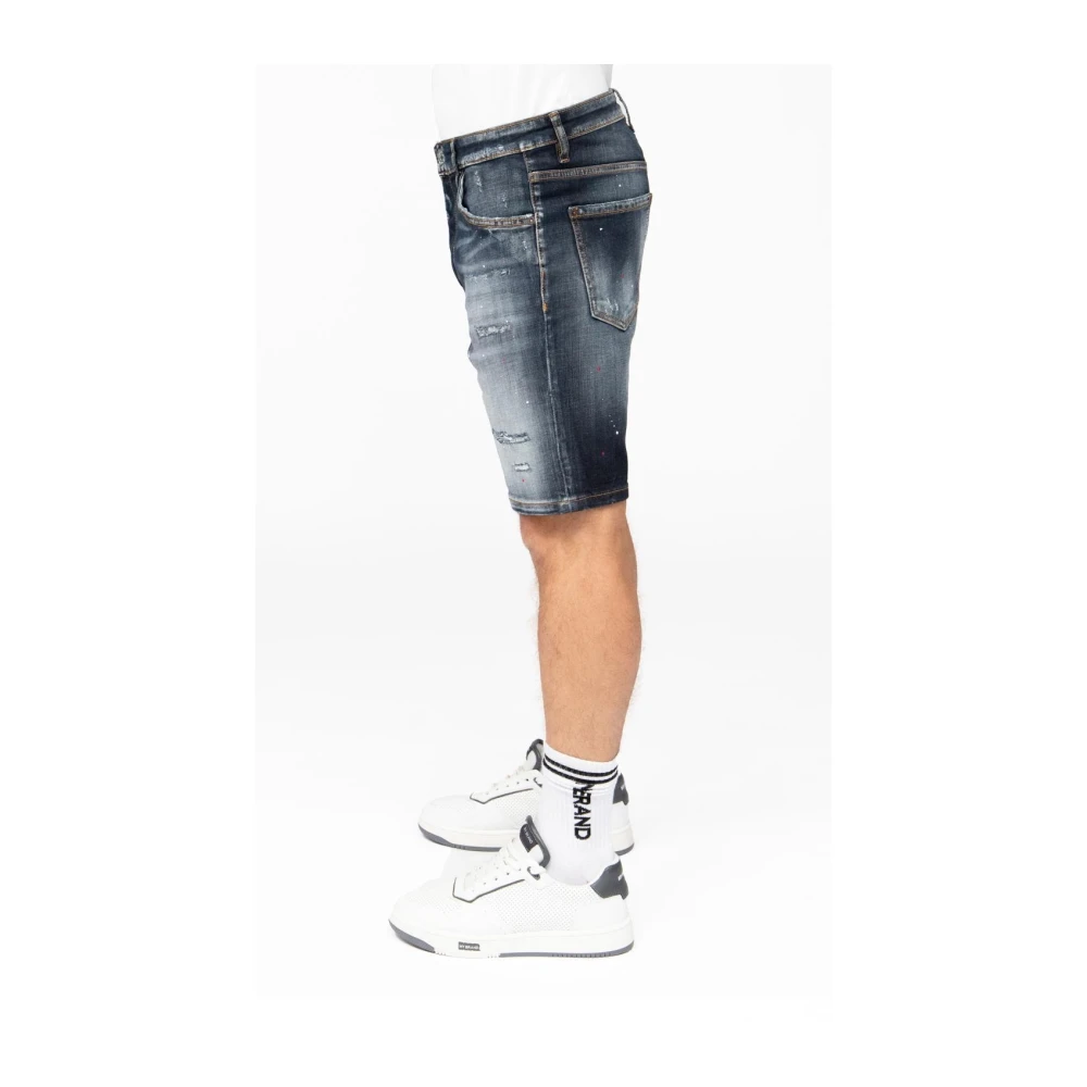 My Brand Indigo Distressed Denim Jeans Blue Heren