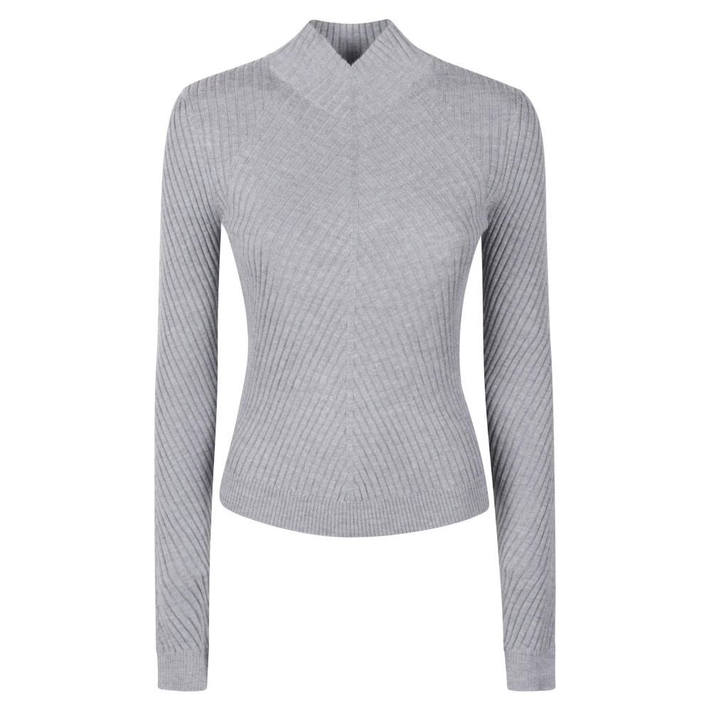 Victoria Beckham Gray Turtlenecks, Female, S, Georgia Jumper