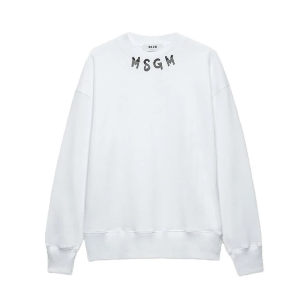 Msgm Stijlvolle Sweatshirts en Hoodies White Heren