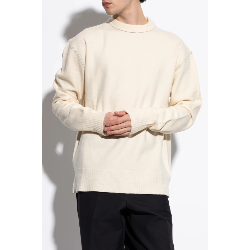 Jil Sander Wollen trui Beige Heren