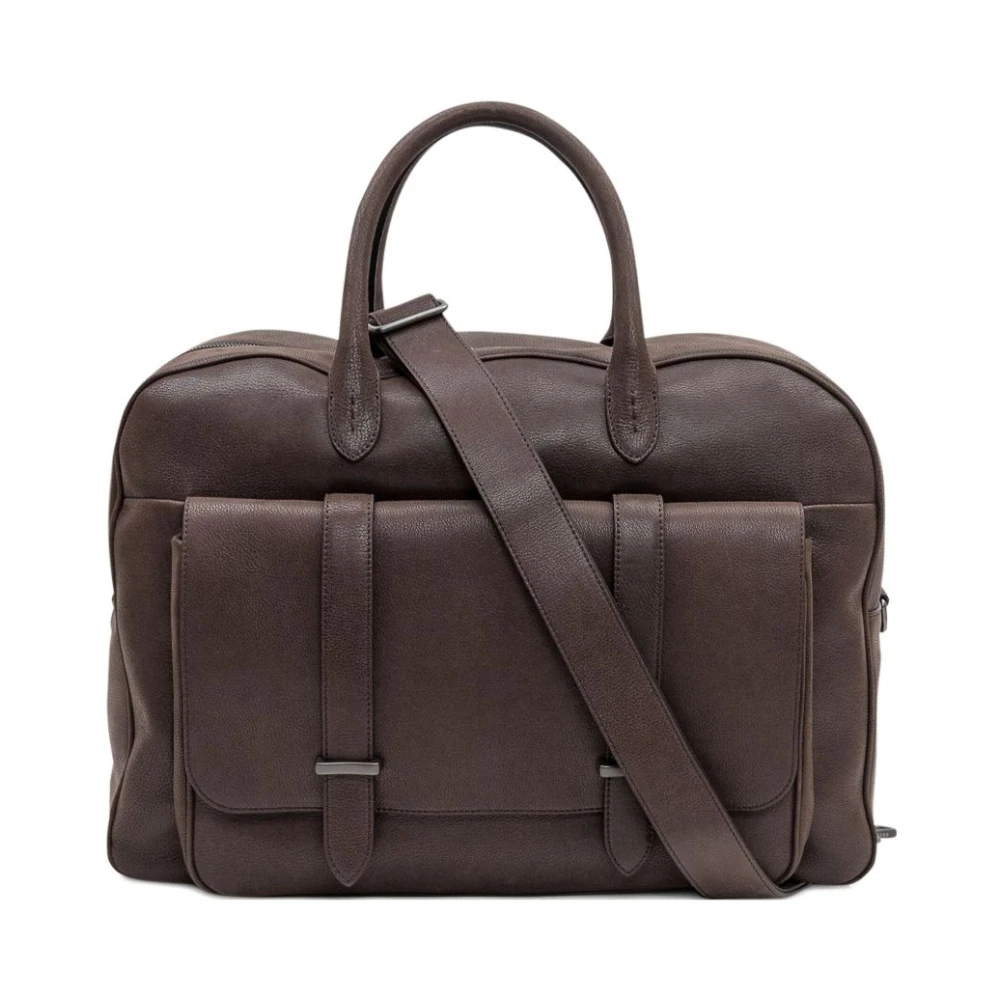 Orciani Uomo Marrone Borse, Taglia Unica, New,