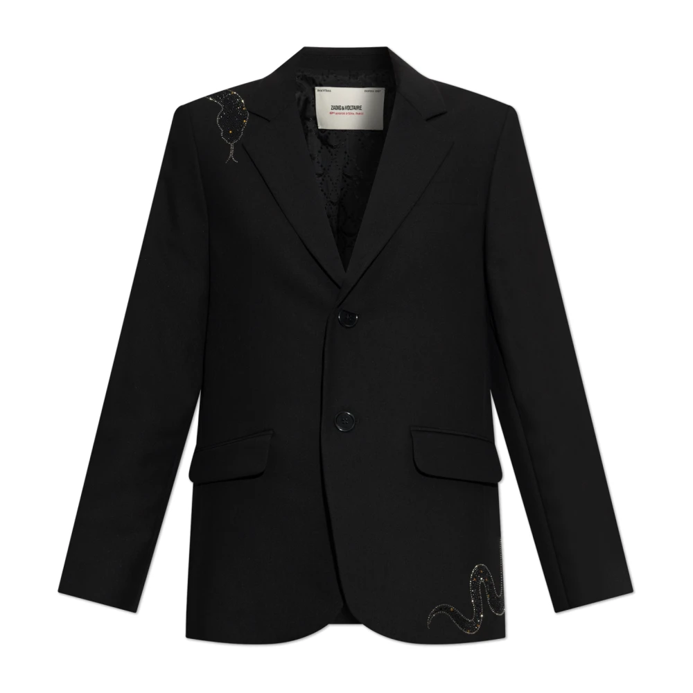 Zadig & Voltaire Donna Nero - Vanille Blazer - Jackets - M - Immagine 3