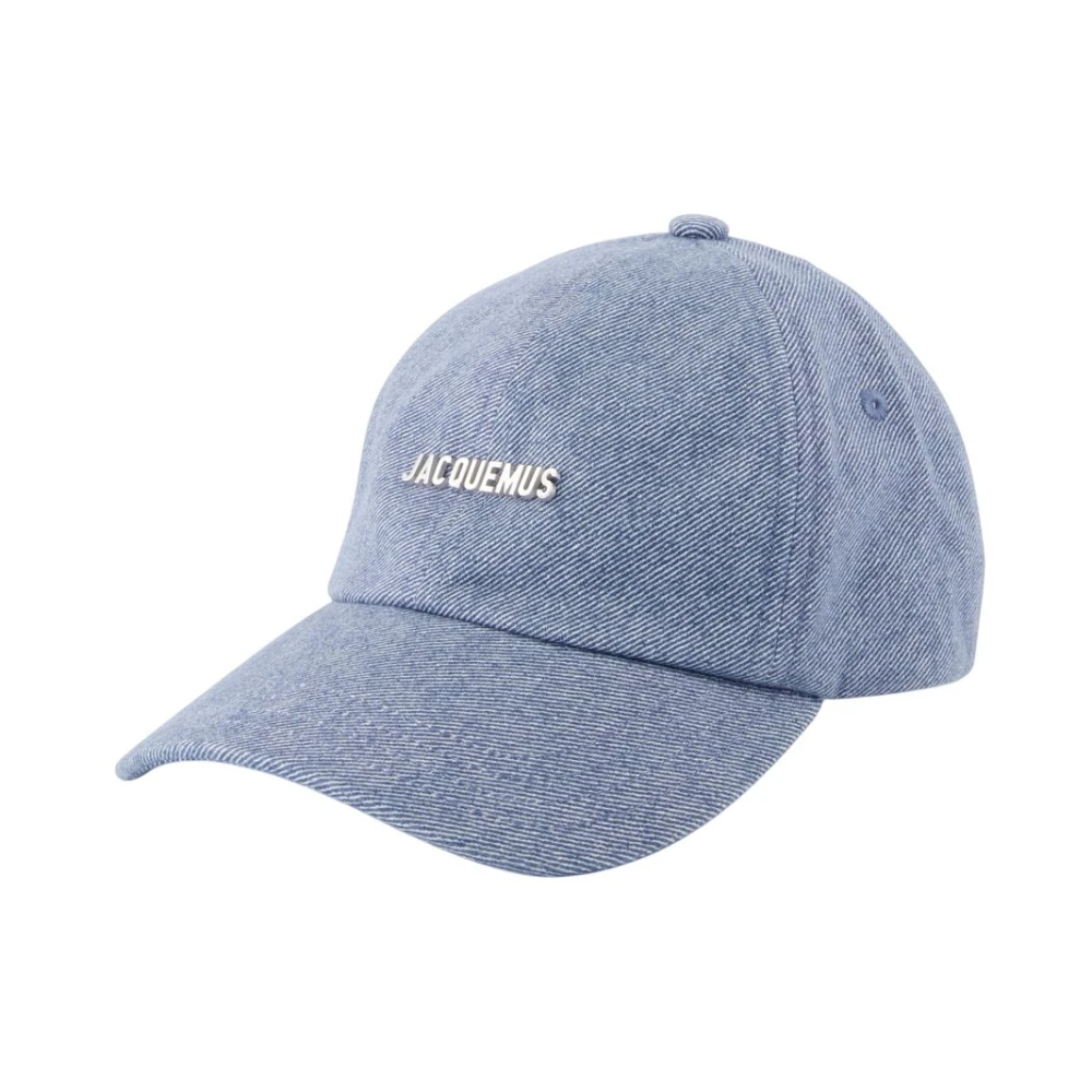 Jacquemus Unisex Blue Cotton Cap - Made In Vietnam