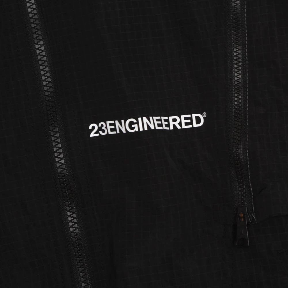 Jordan Engineered Geweven Trainingspak Jas Zwart Grijs Wit Black Heren