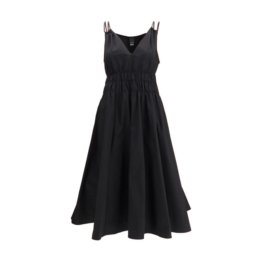 Pinko Damen Schwarz Kleider, K, Mgröße: