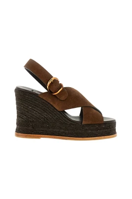 Open toe wedge sandal