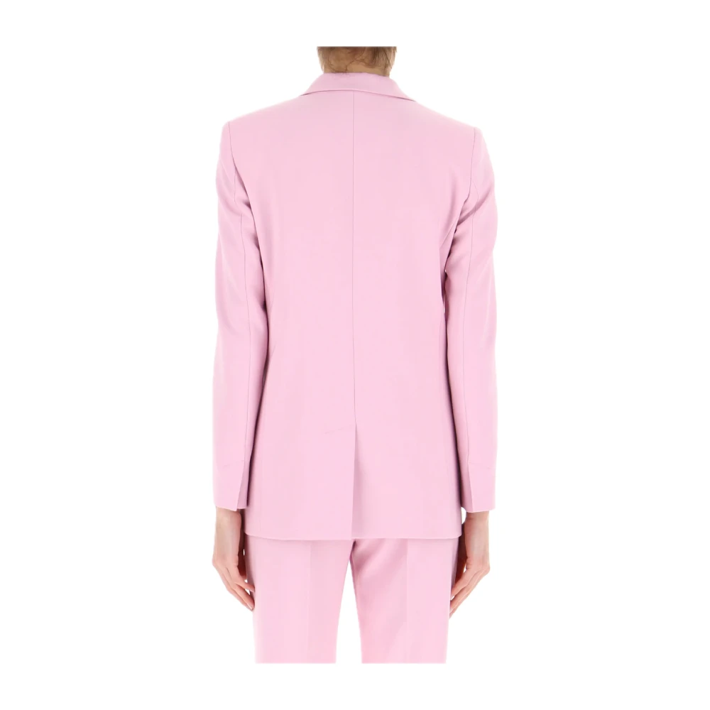 Pennyblack Dubbelbreasted blazer in bi-stretch cady Pink Dames