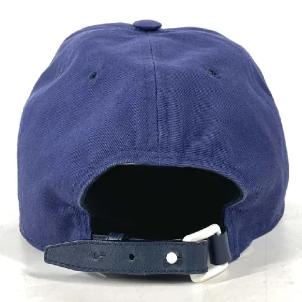 Valentino Vintage Pre-owned Cotton hats Blue Heren