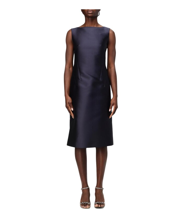 robe-midi-elegante-bleue-femme