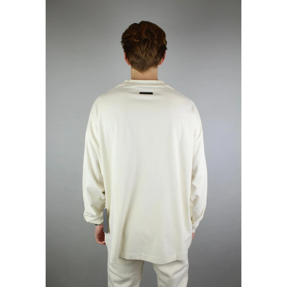 Fear Of God Shell Longsleeve Jersey Tee Beige Heren