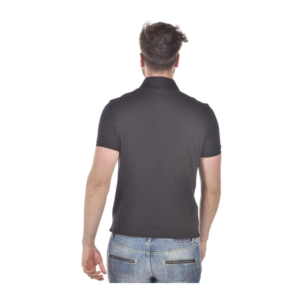 Emporio Armani Klassieke Polo Shirt voor Mannen Black Heren