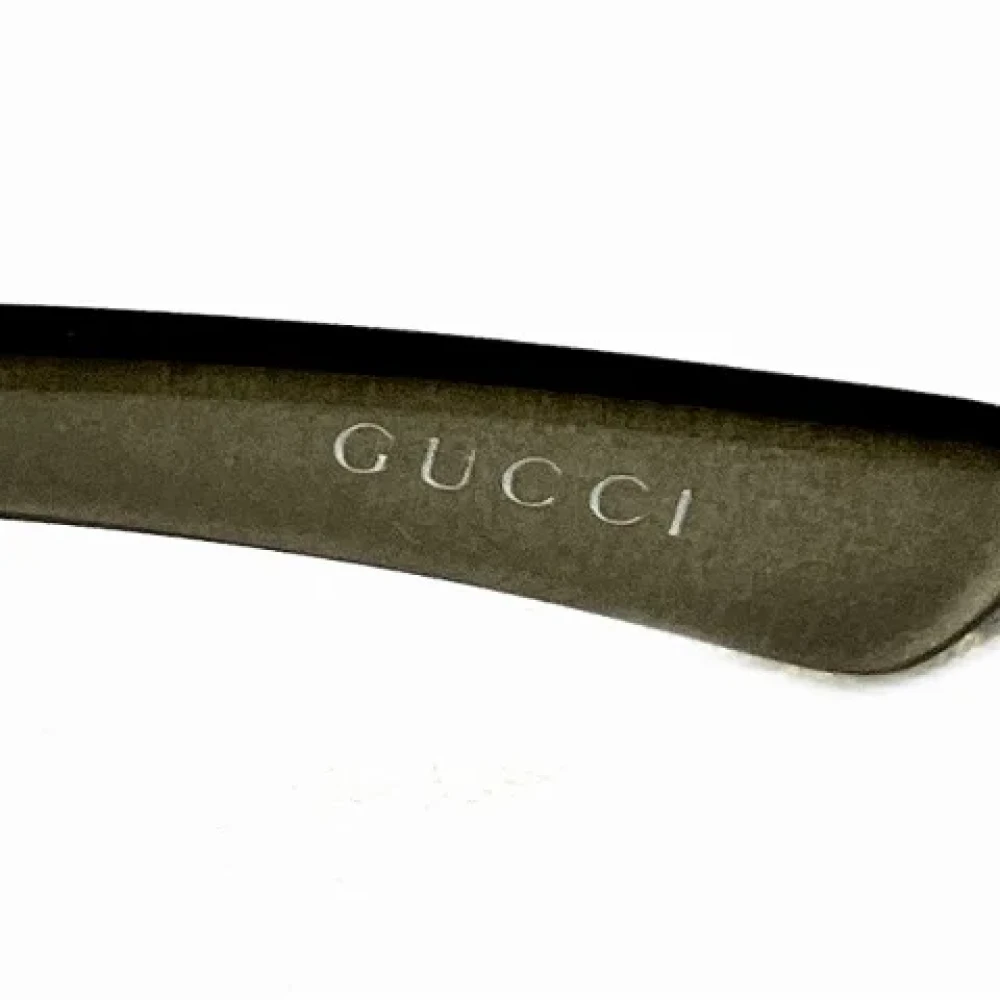 Gucci Vintage Pre-owned Fabric sunglasses Brown Dames