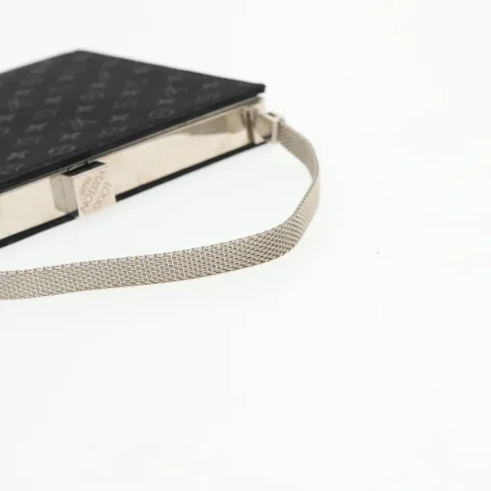 Louis Vuitton Vintage Pre-owned Silk louis-vuitton-bags Black Dames