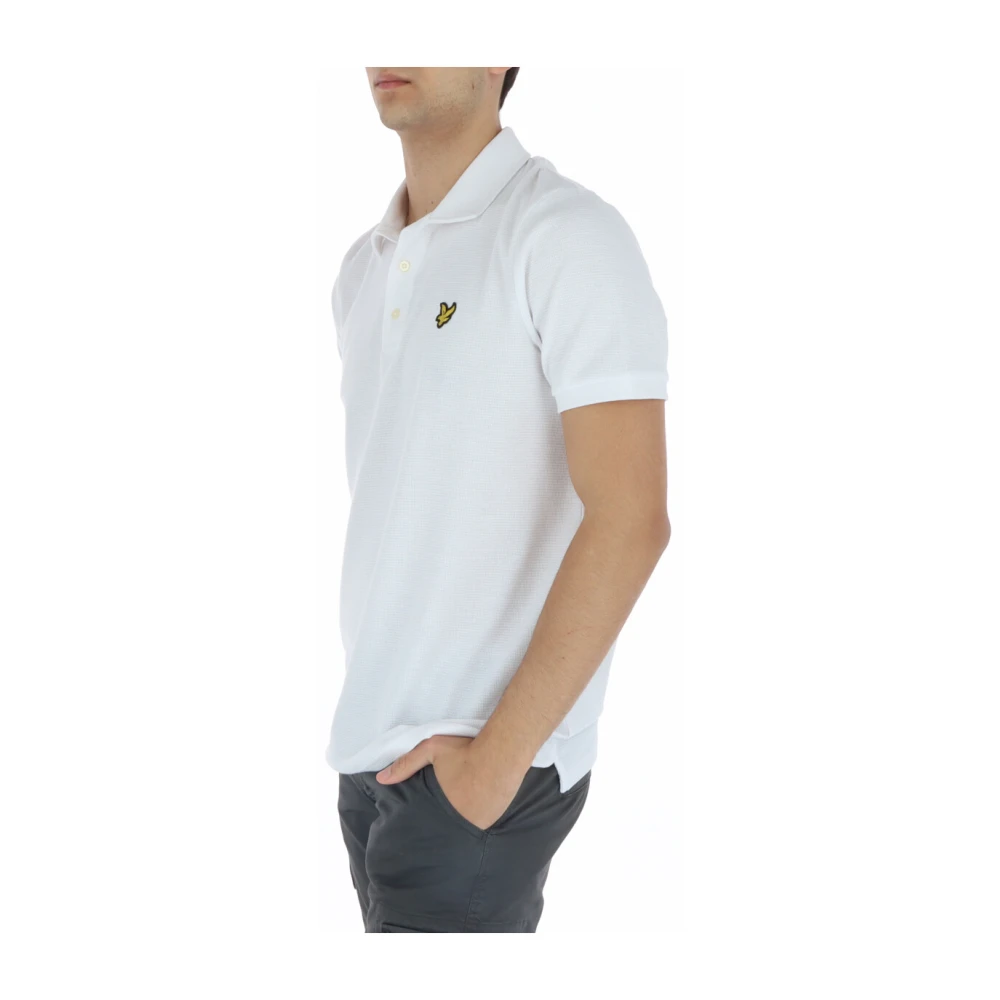 Lyle & Scott Klassieke Polo Shirt Lente Zomer White Heren