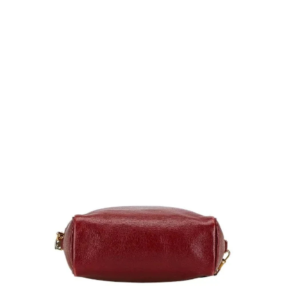 Hermès Vintage Pre-owned Leather shoulder-bags Red Dames