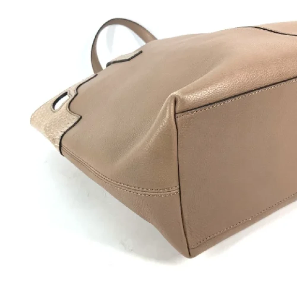 Cartier Vintage Pre-owned Leather shoulder-bags Beige Dames