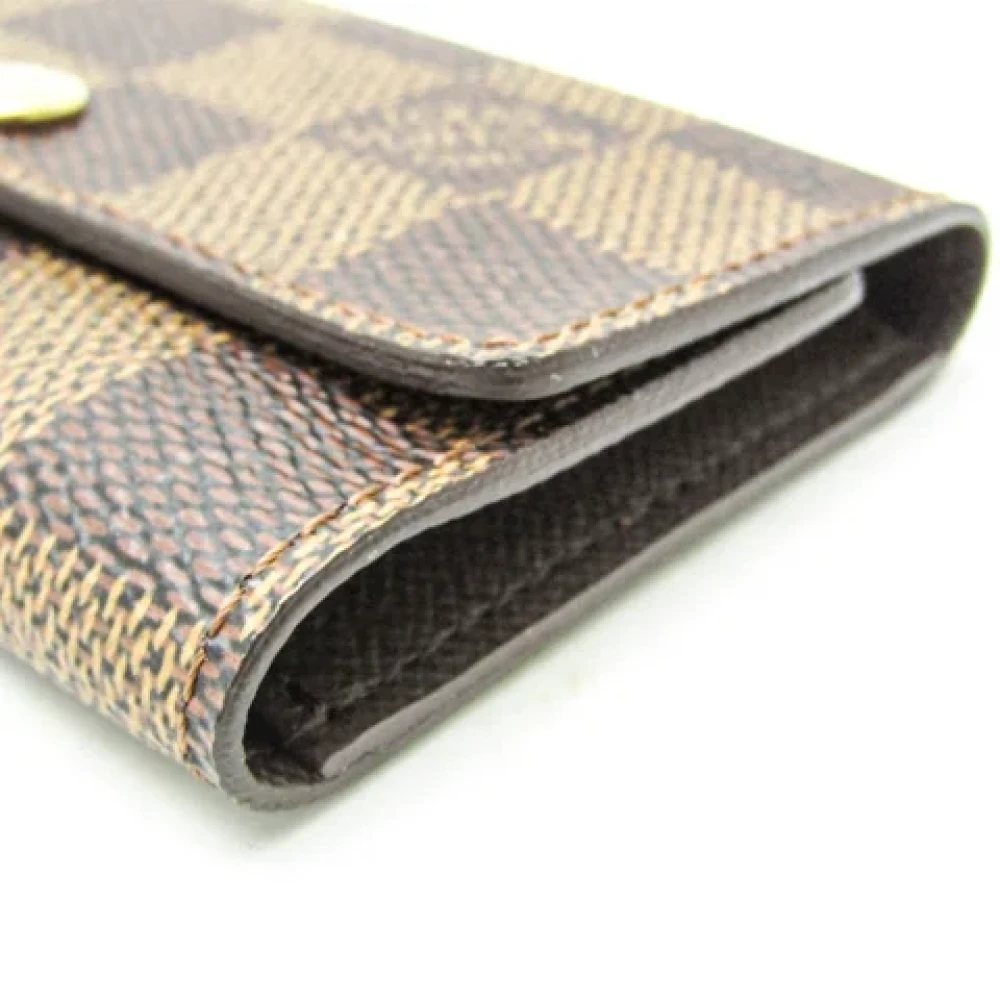 Louis Vuitton Vintage Pre-owned Fabric key-holders Brown Dames