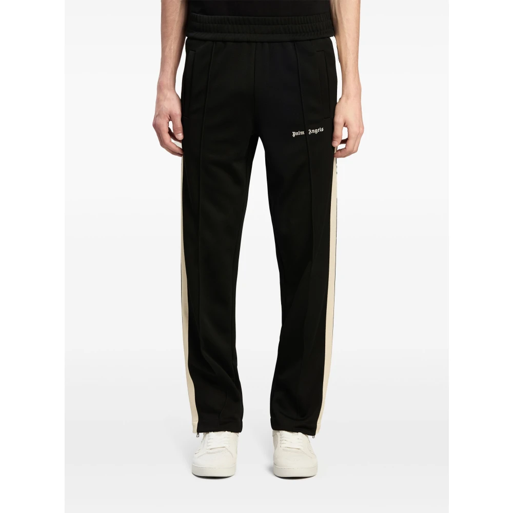 Palm Angels Zwarte Classic Logo Track Pants Black Heren