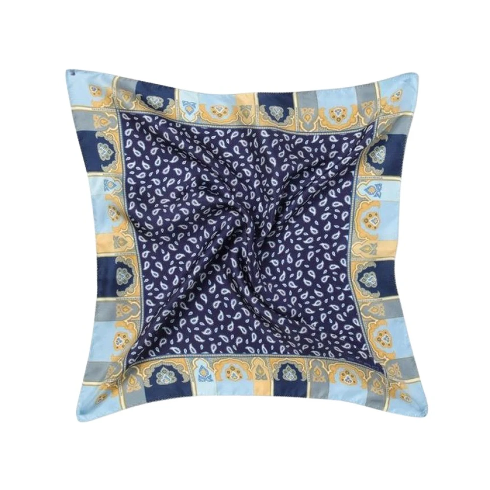 Etro Homme Bleu - Foulard En Soie - Accessoires - Taille: One Size