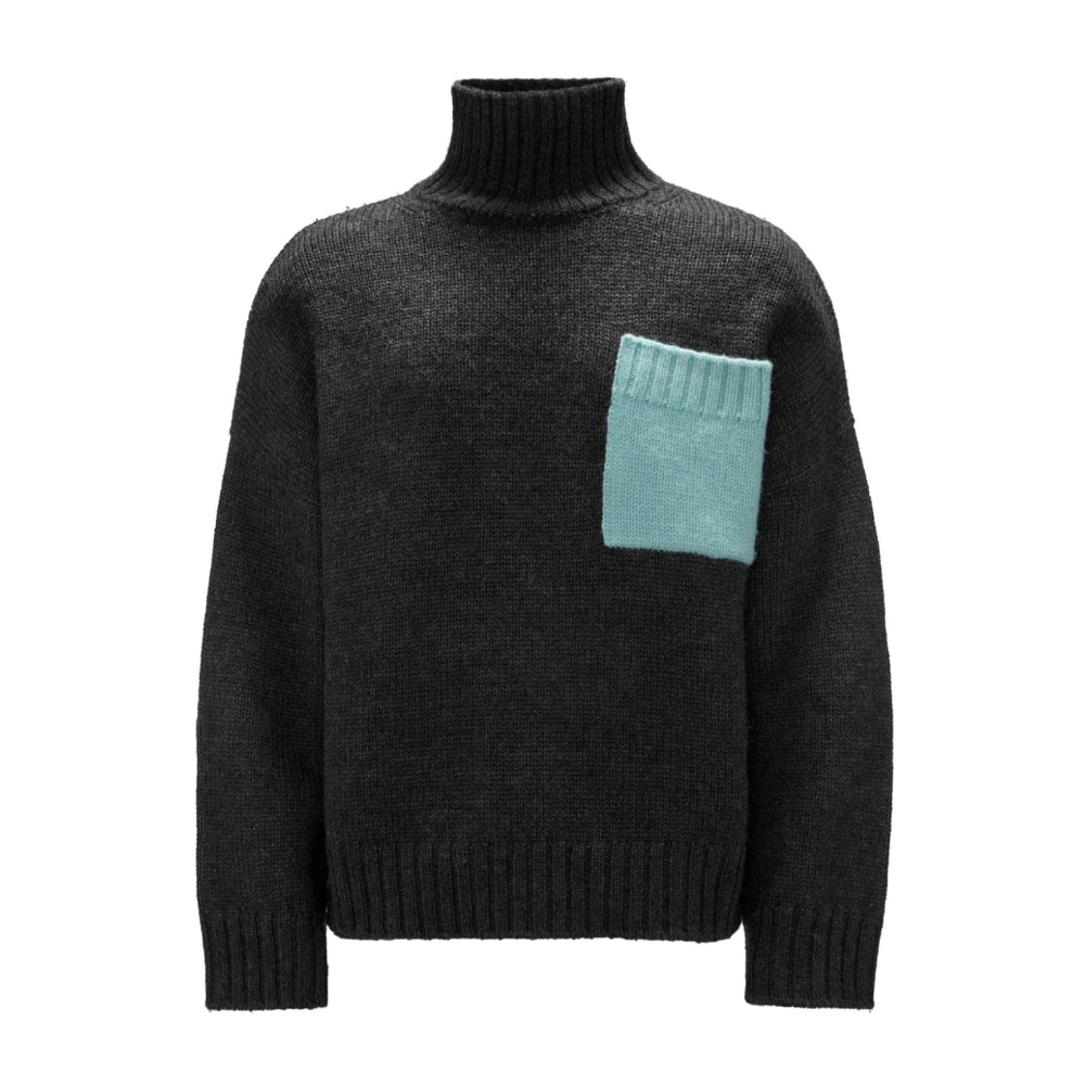 JW Anderson Anker Logo Trui Bruin Black Heren