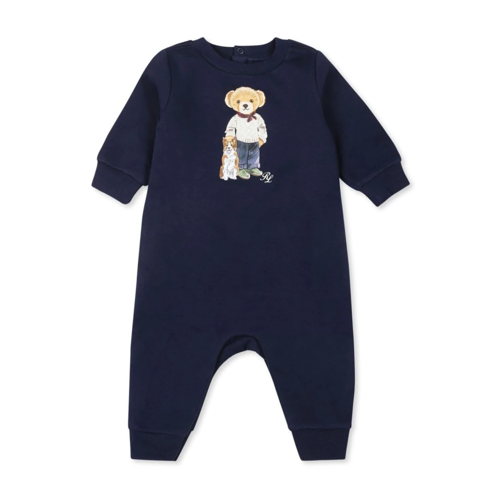 Polo Ralph Lauren Bear Coverall Jumpsuit Blue, Unisex