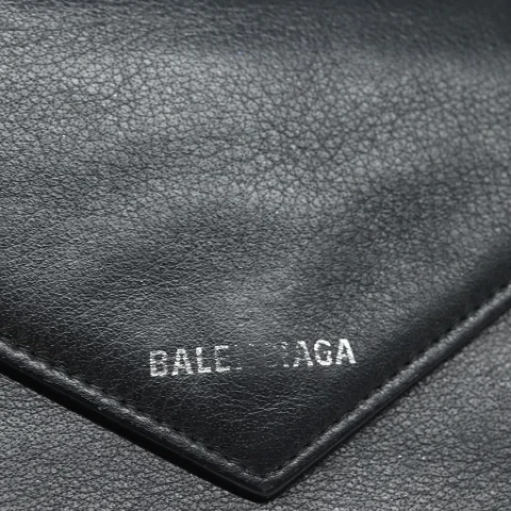 Balenciaga Vintage Pre-owned Leather wallets Black Dames