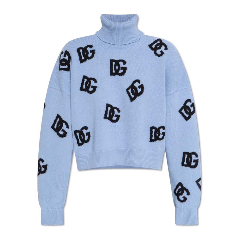 Dolce & Gabbana Coltrui met logo Blue Dames