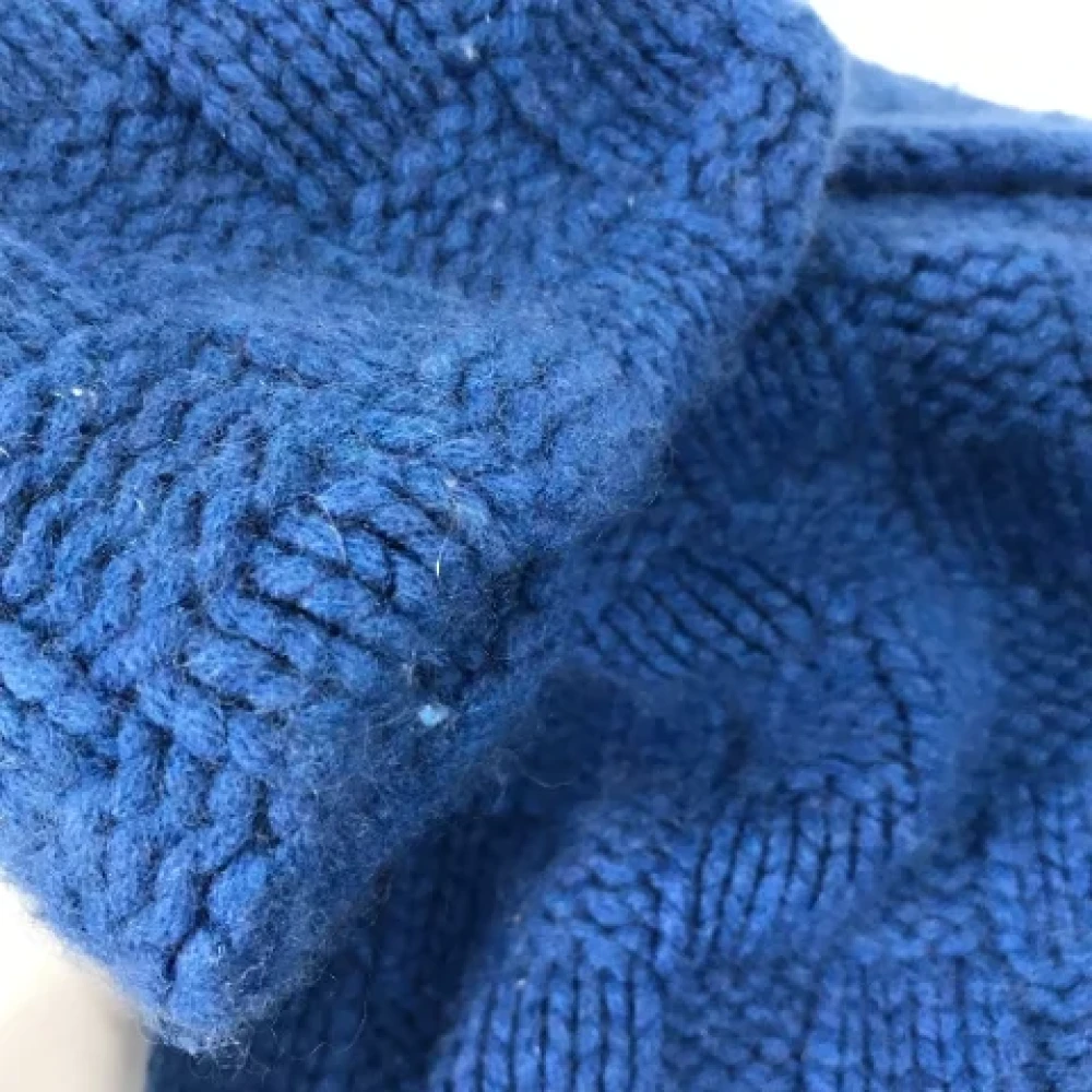 Louis Vuitton Vintage Pre-owned Fabric scarves Blue Dames