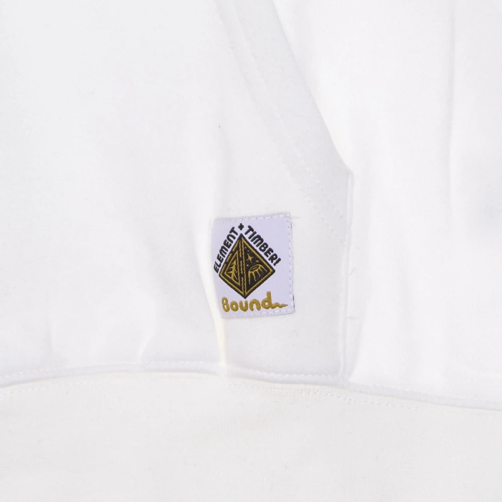 Element Elliptical Hoodie Wit White Heren