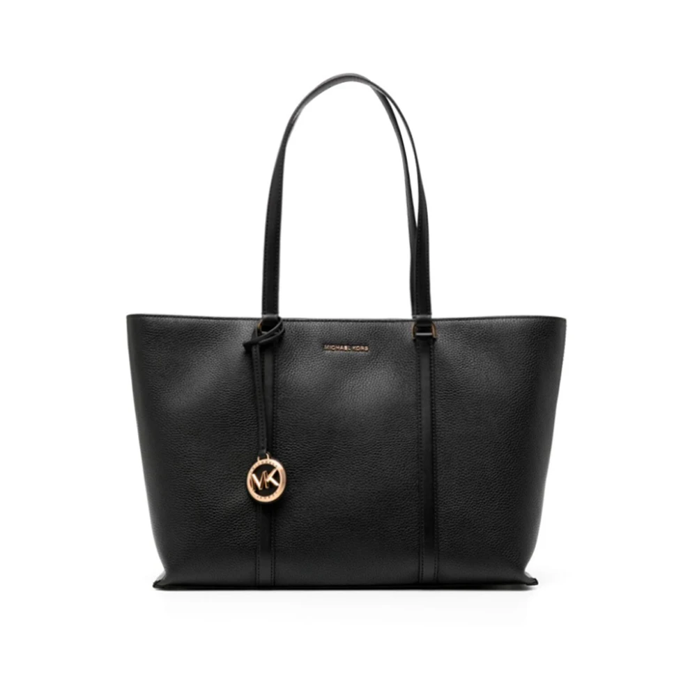 Michael Kors Klassieke Zwarte Temple Schoudertas Black Dames