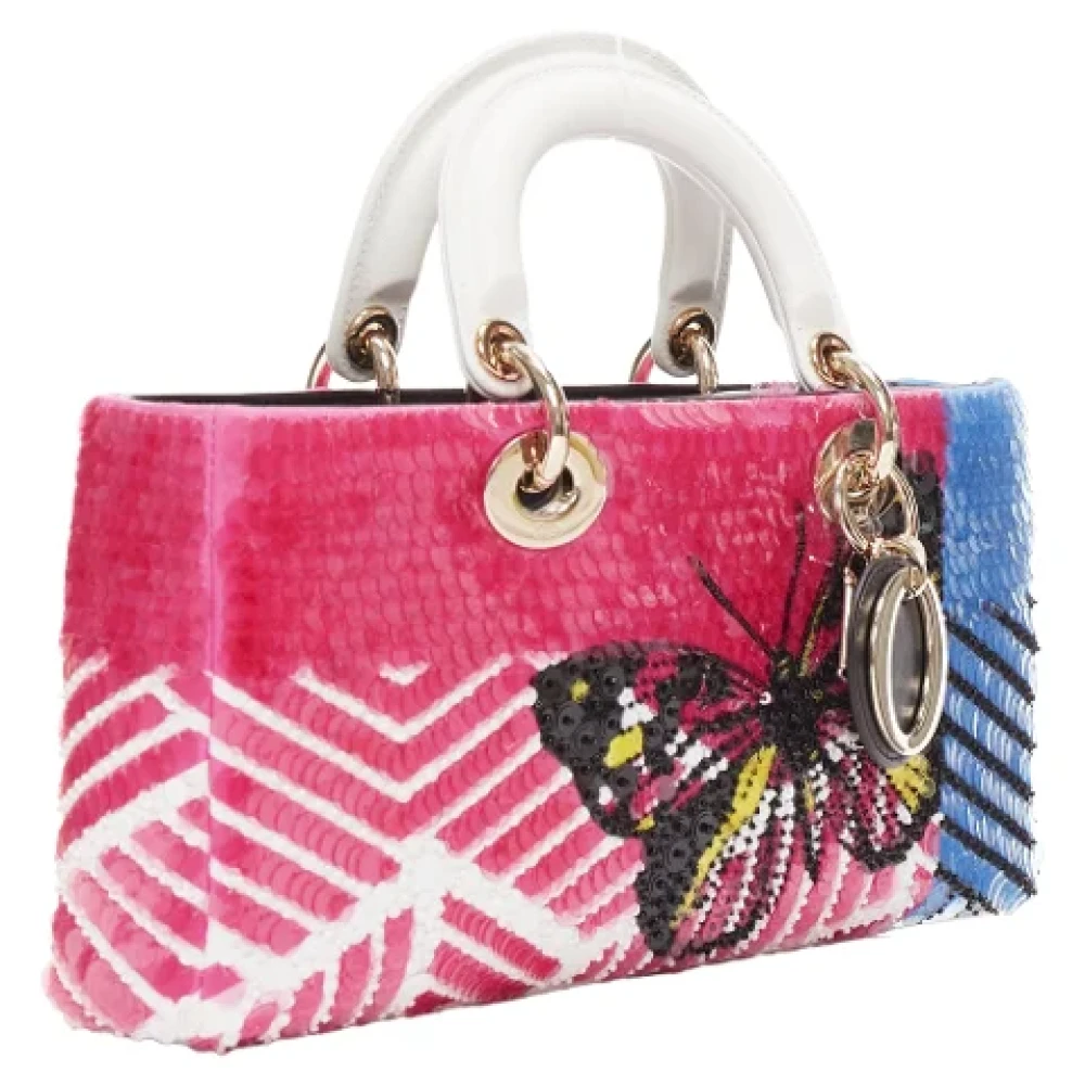 Dior Vintage Pre-owned Leather dior-bags Pink Dames
