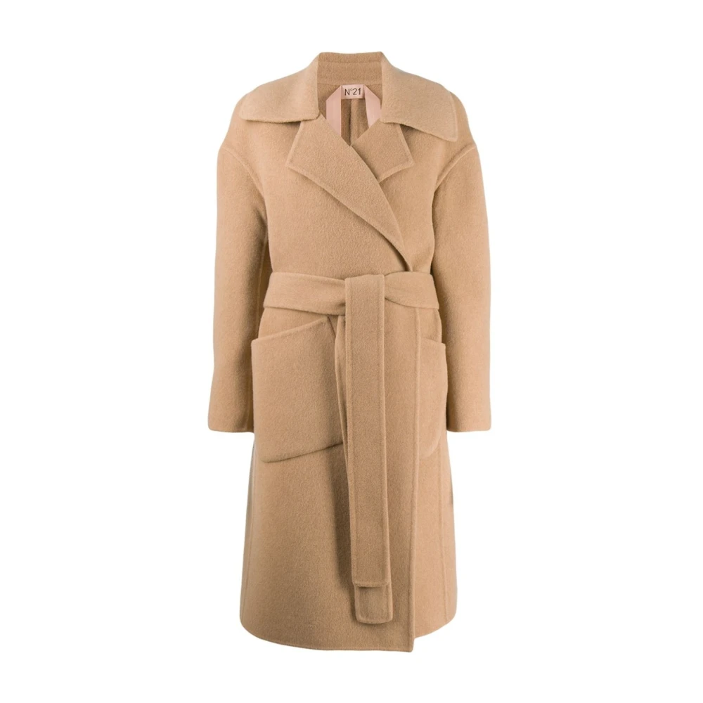 N21 Coats Brown Dames