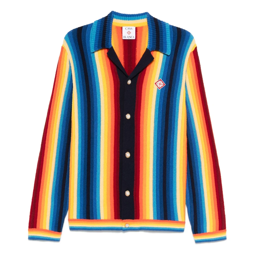 Casablanca Multicolor Spons Effect Jas met Logo Multicolor Heren