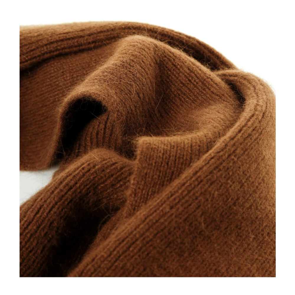 Le bonnet Gebreide Sjaal Rippstrick Brown Heren