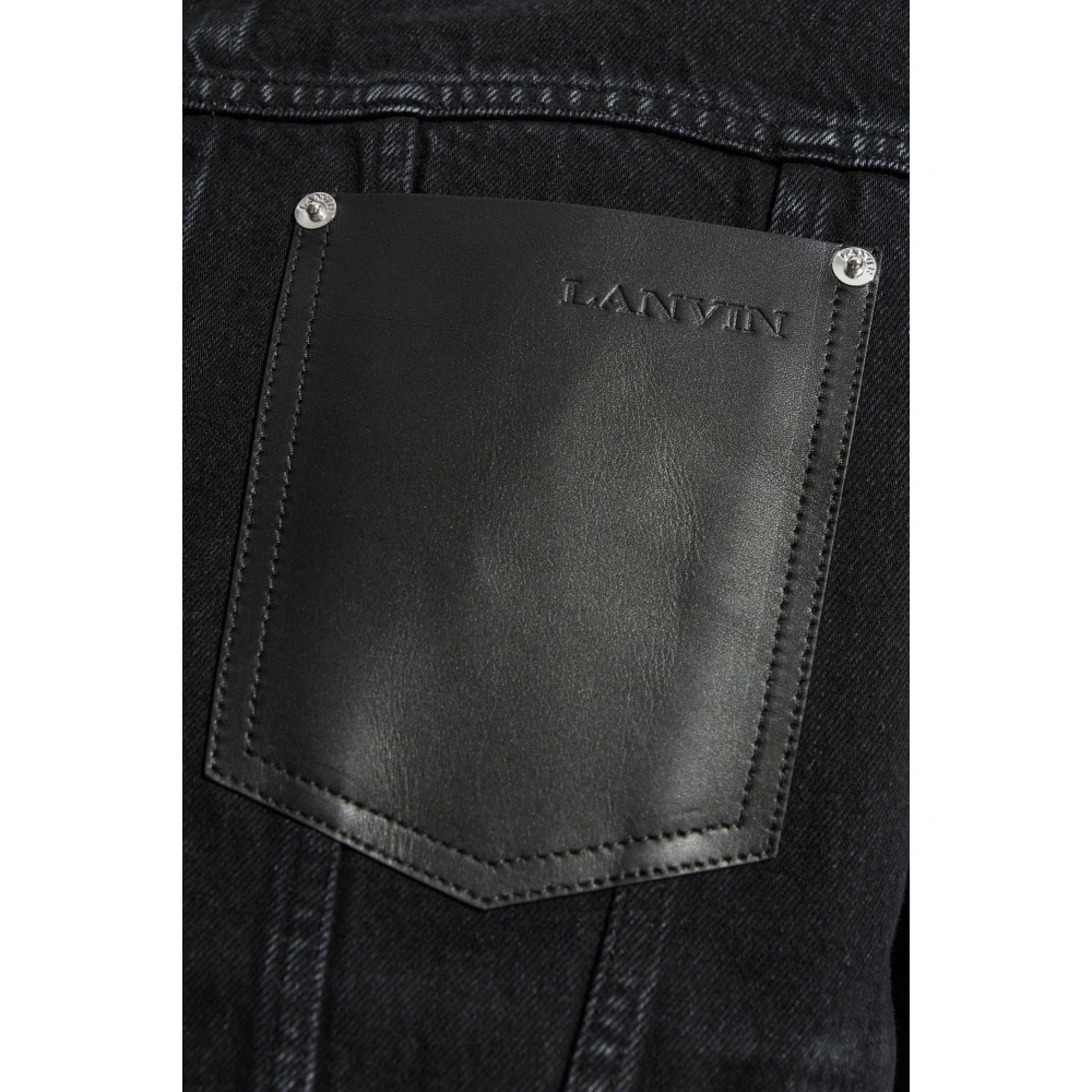 Lanvin Denim jas Black Heren