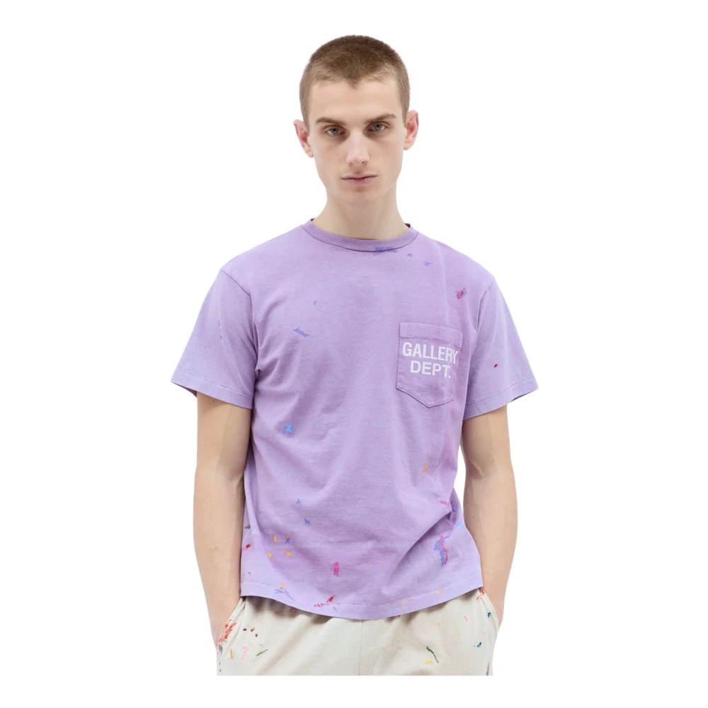 Gallery Dept. T-Shirts Purple Heren