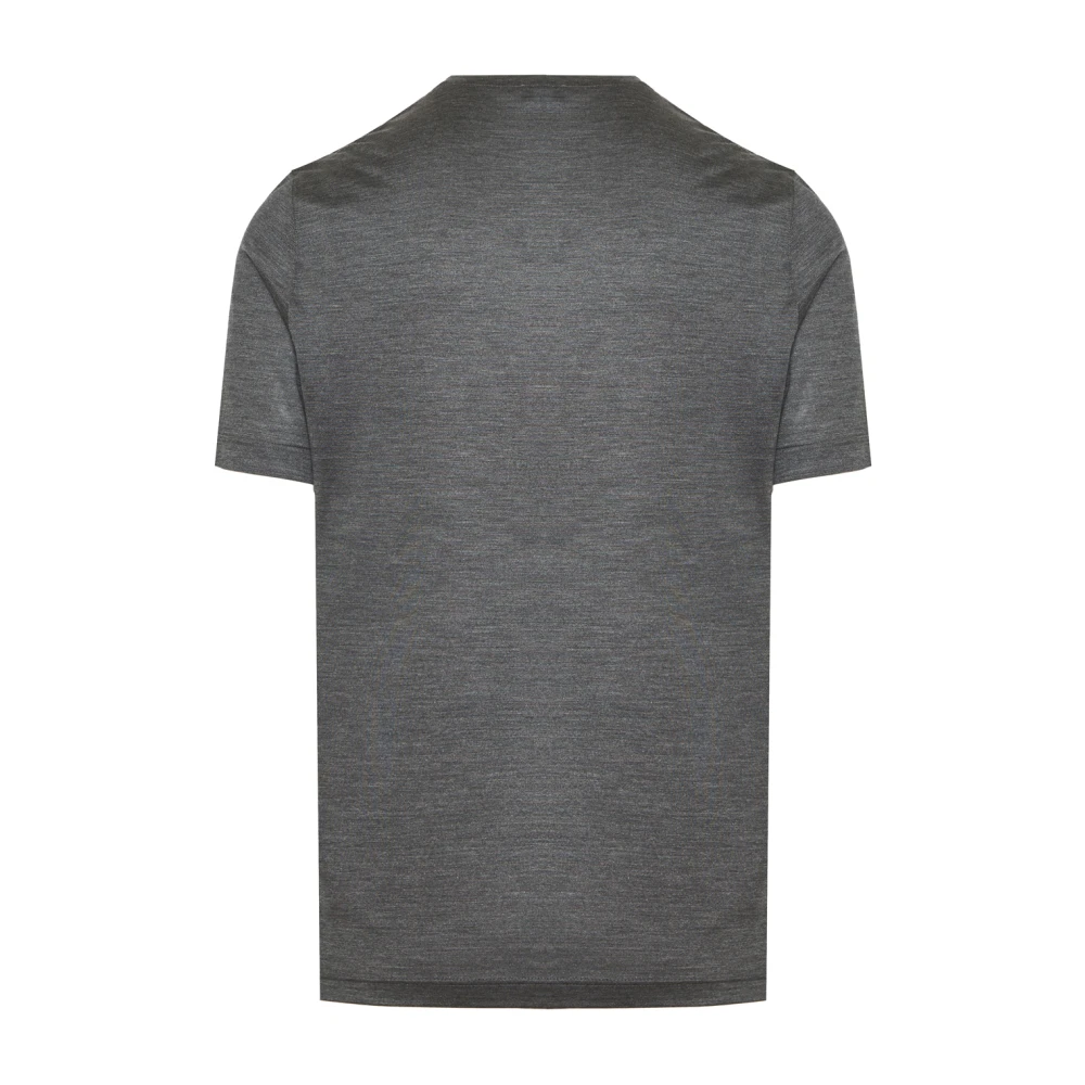 Barba Luxe Zijden T-shirt Gray Heren