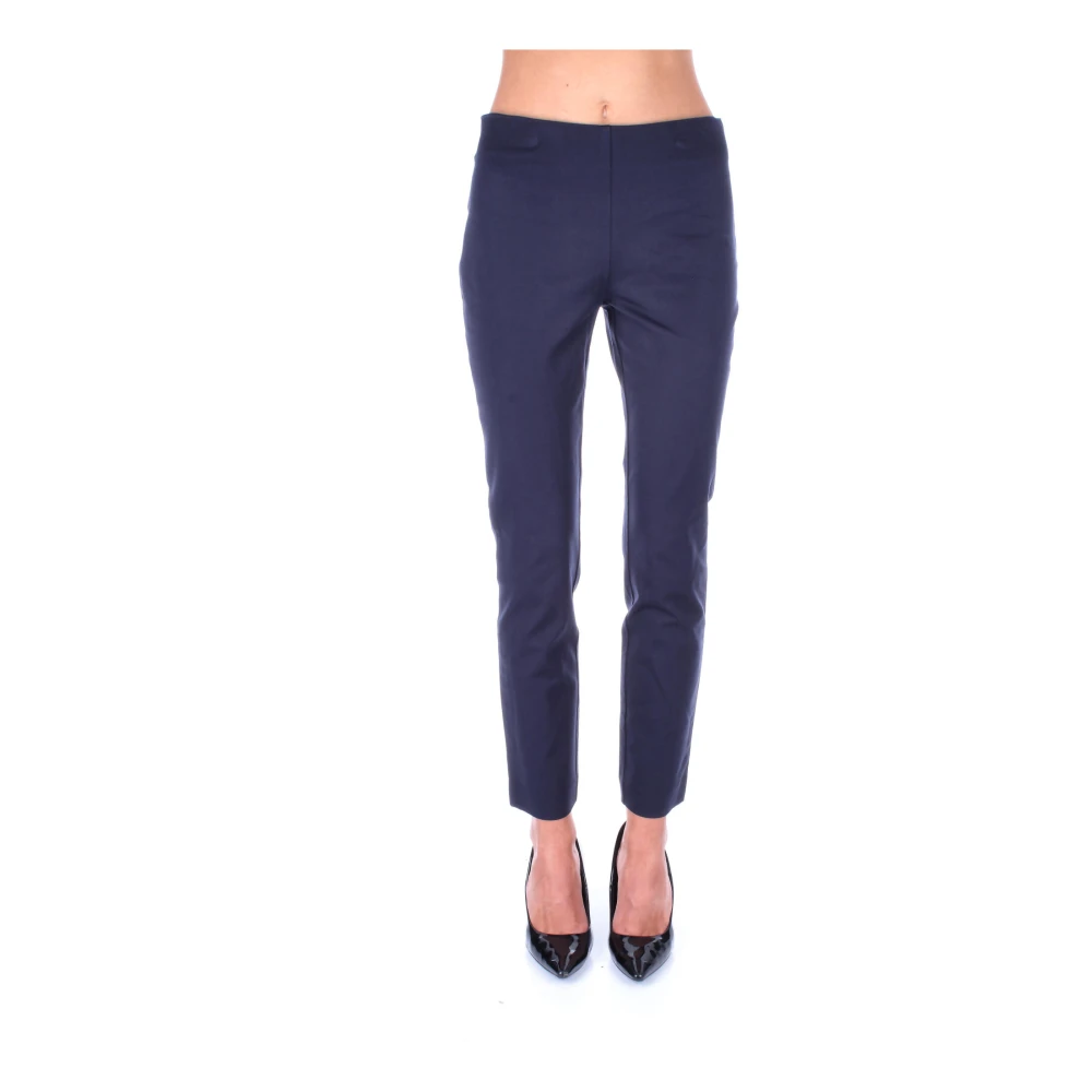 Ralph Lauren Blauwe Broek met Zijrits Blue Dames