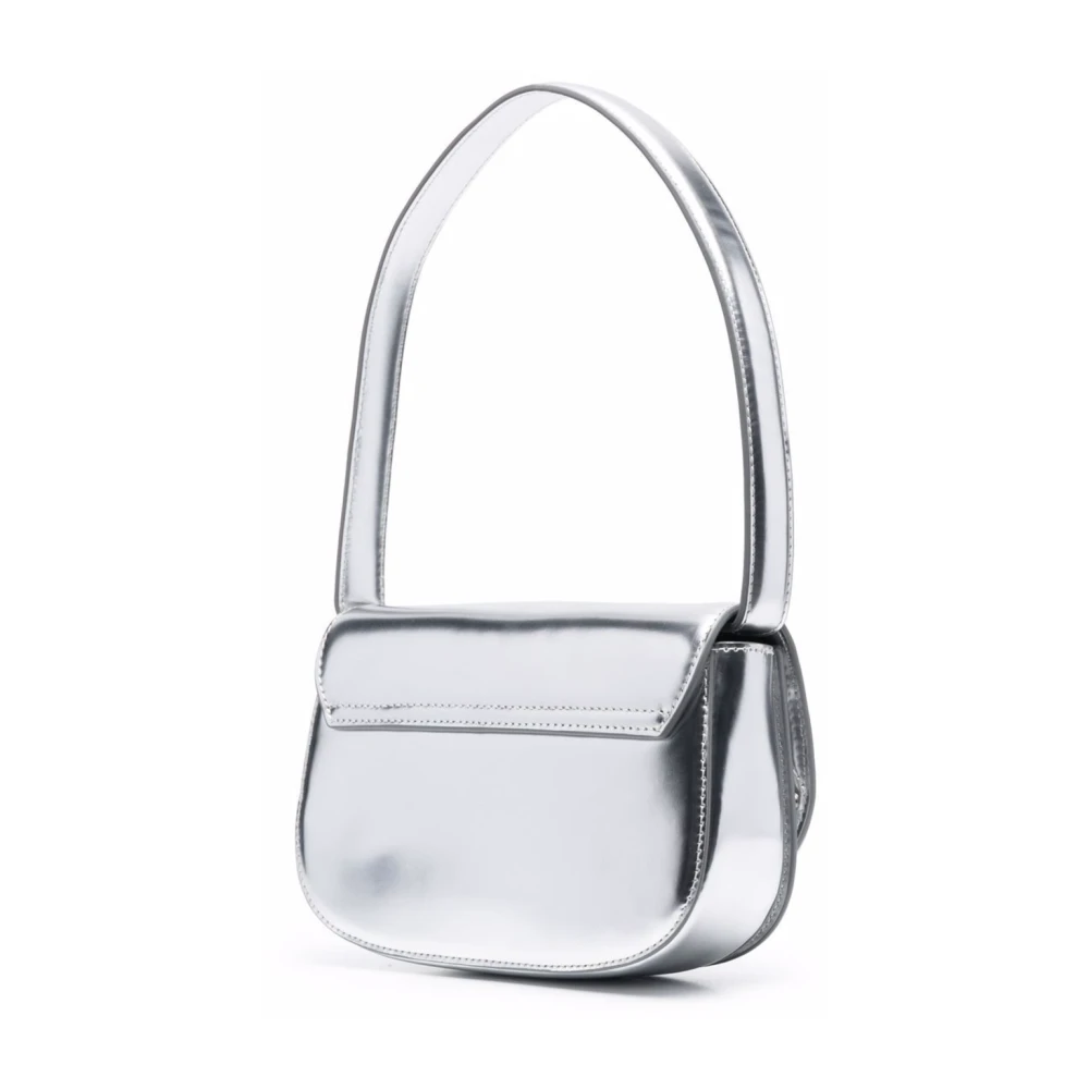 Diesel Zilveren Schoudertas Gray Dames