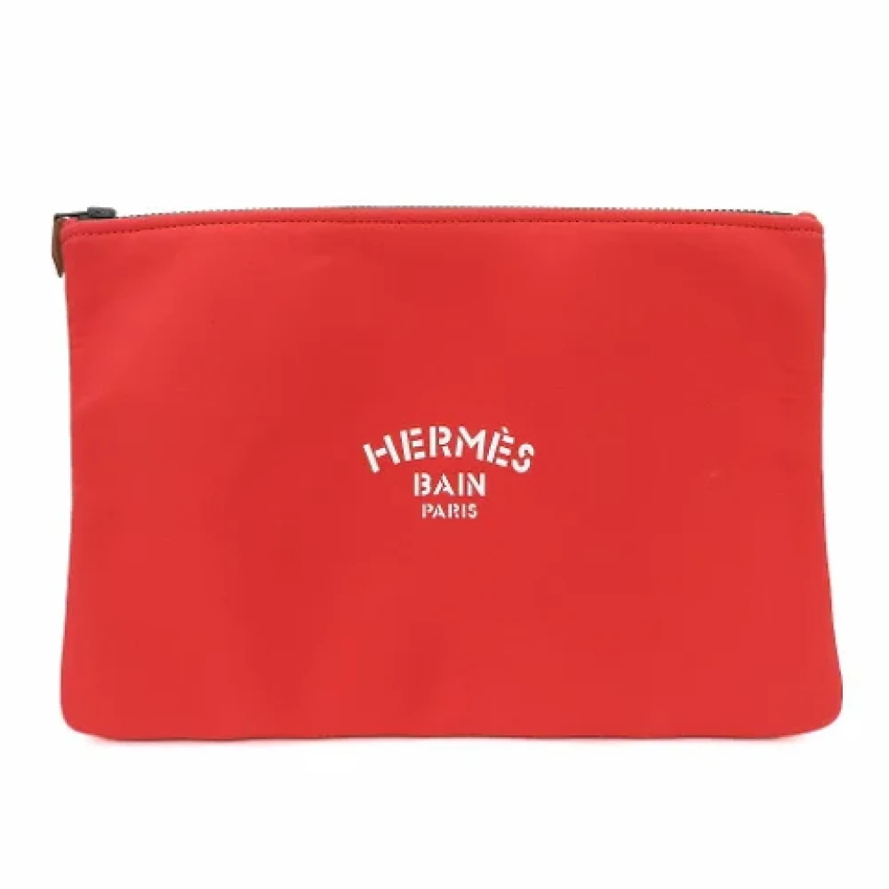 Hermès Vintage Pre-owned Plastic clutches Red Dames