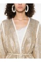golden-long-sleeve-belted-coat