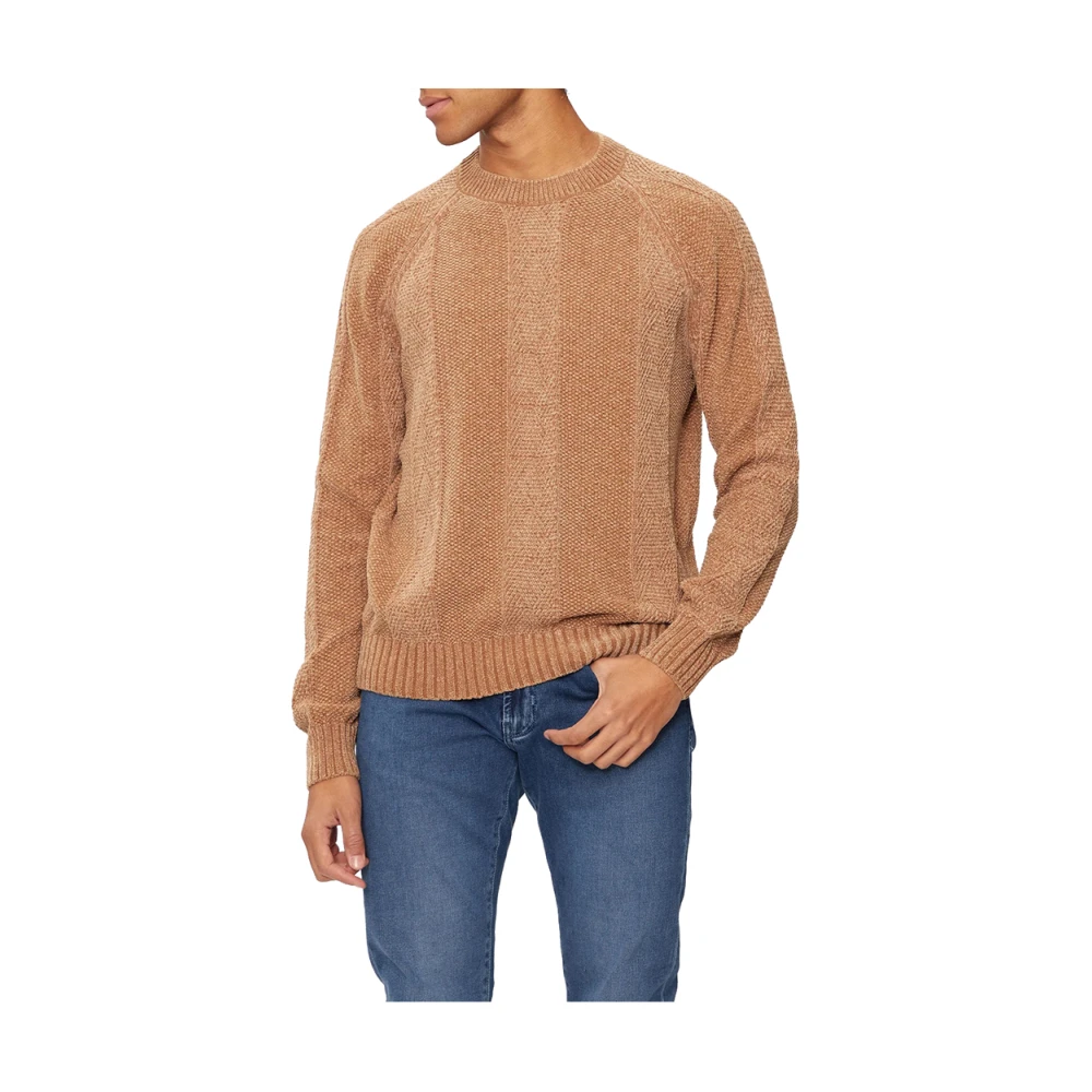Liu Jo Gevlochten Jacquard Herentrui Brown Heren