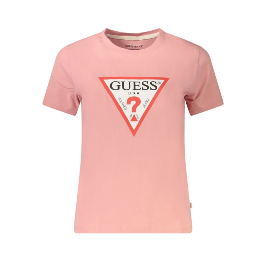 Guess - Tops > T-Shirts - Pink - Guess - Modalova