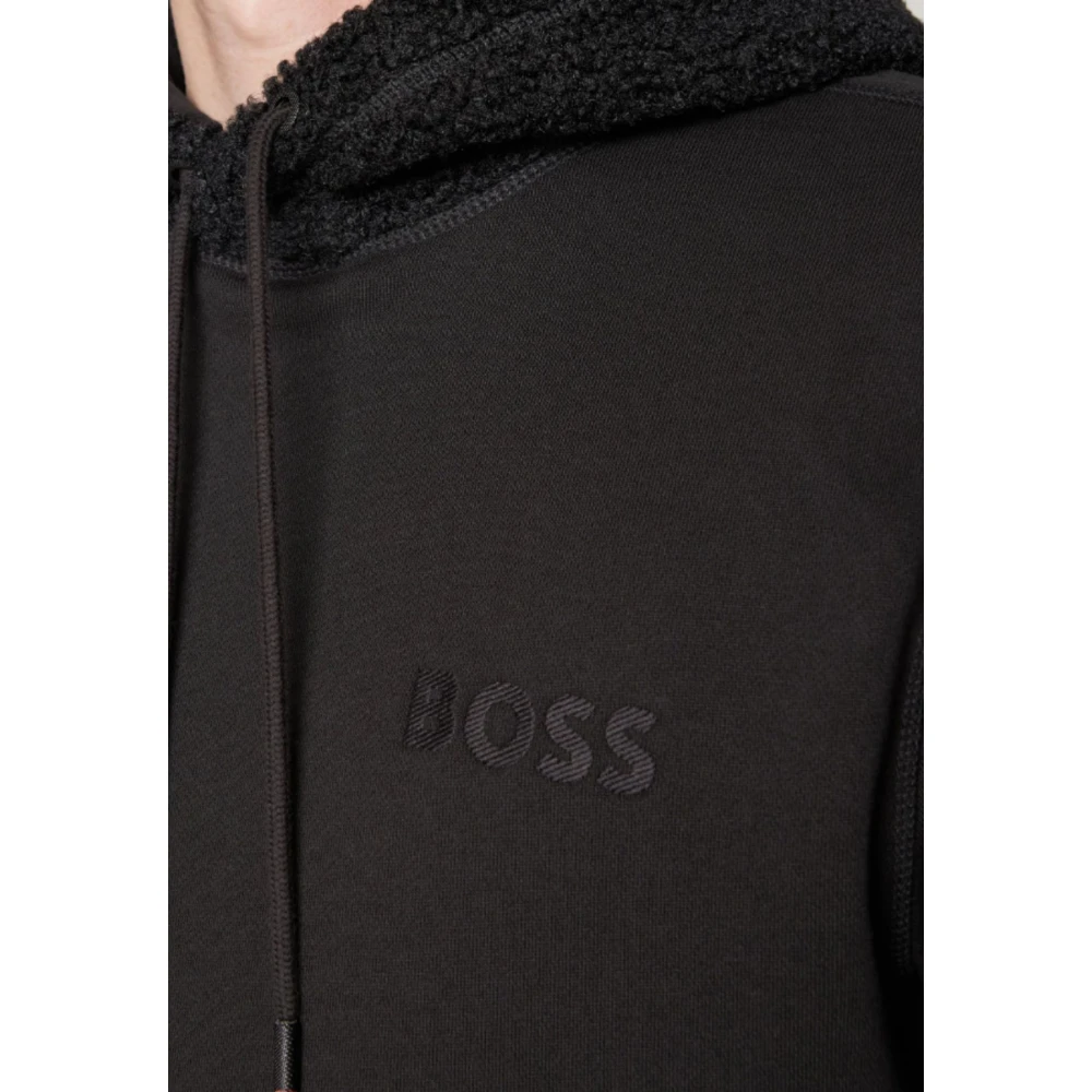Hugo Boss Heren Weteddy Sweatshirt Black Heren