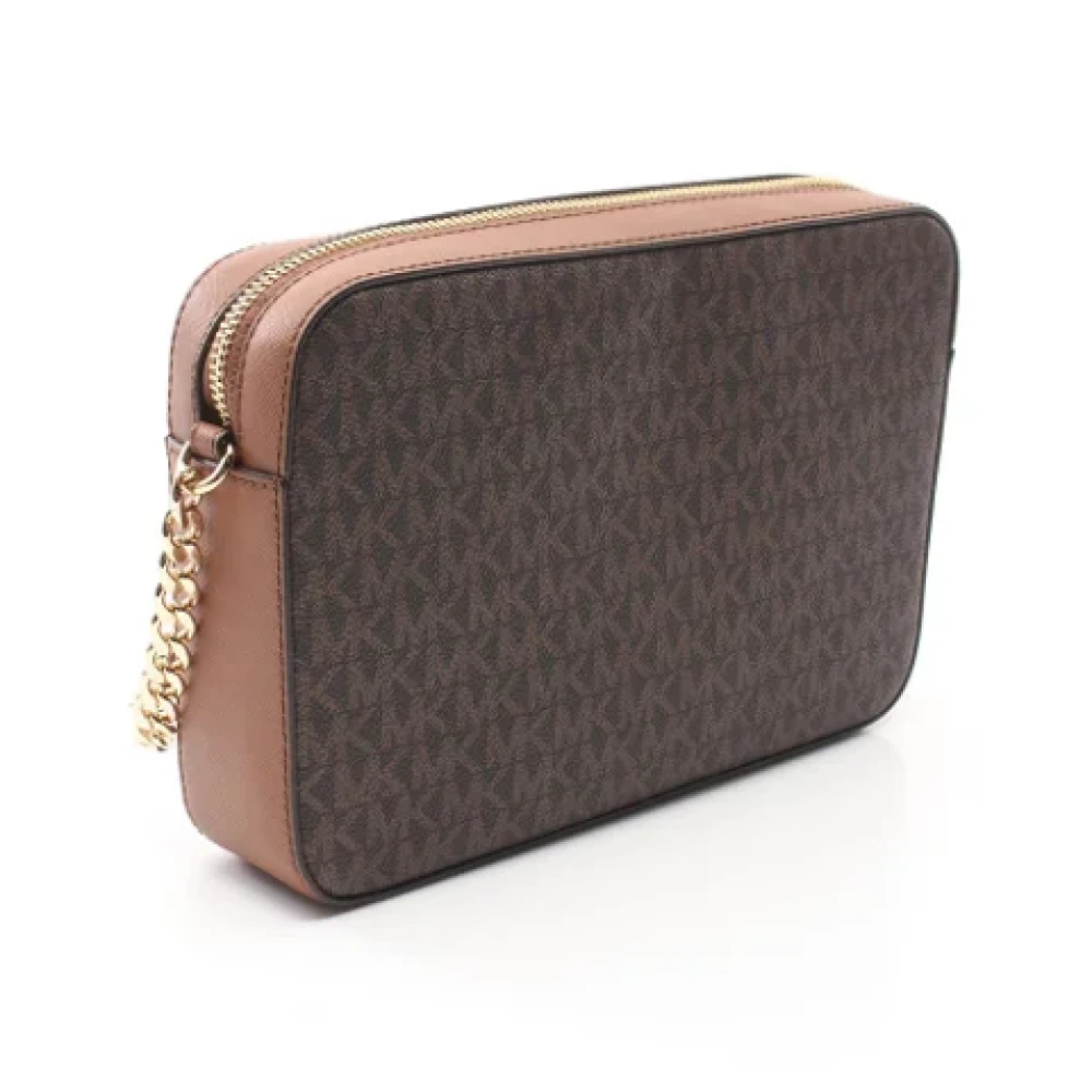 Michael Kors Pre-owned Canvas shoulder-bags Brown Dames