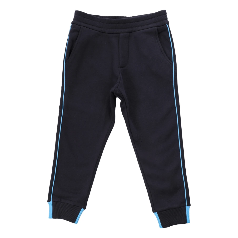 Moncler Bomull Barn Sweatpants Blue, Pojke