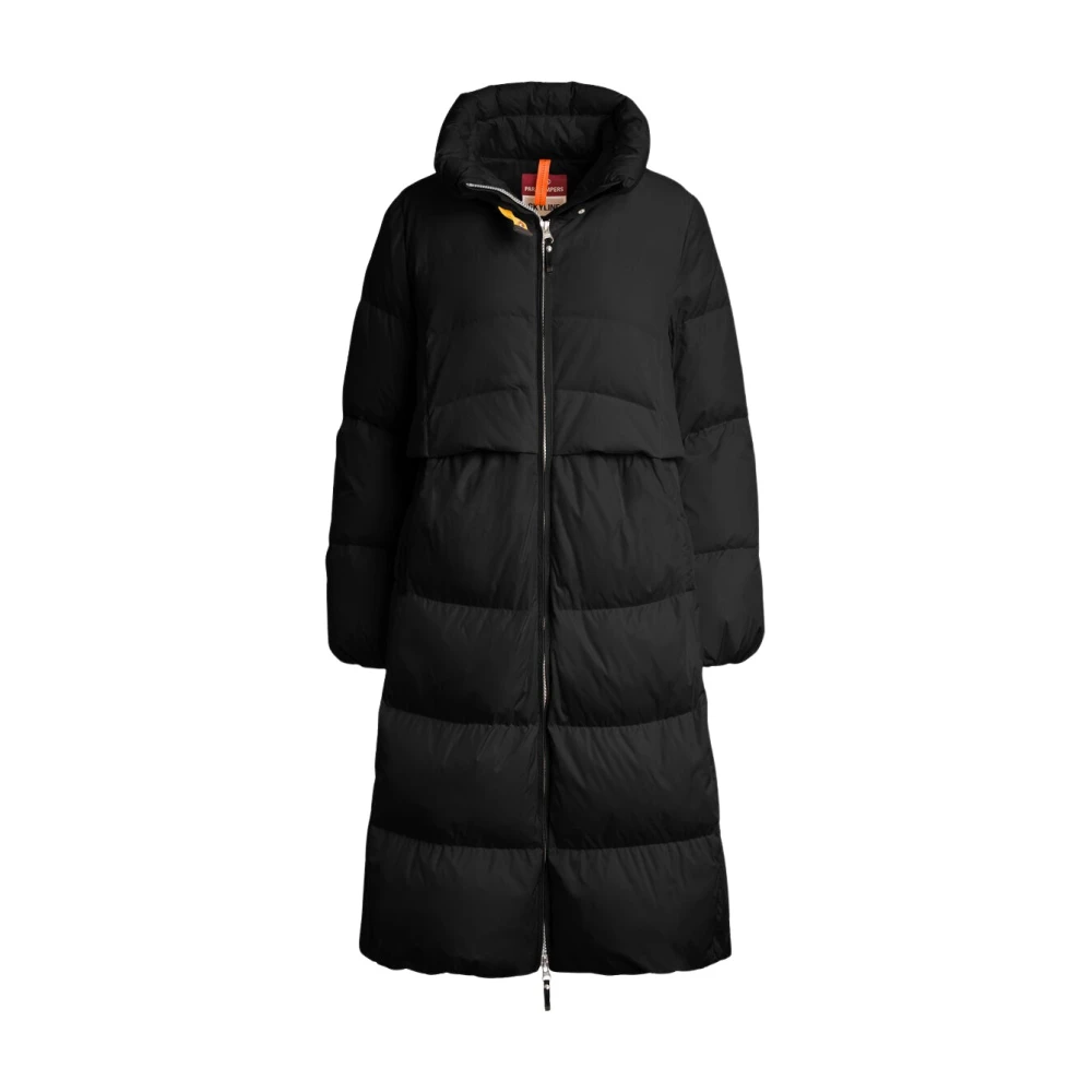 Parajumpers Women's Black Down Coats, S, Eyma - Long Down Jacket