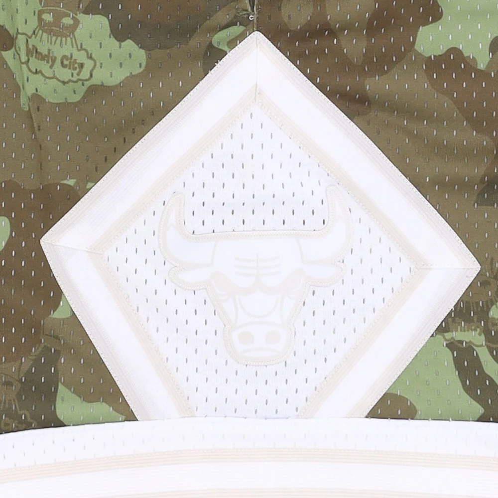 Mitchell & Ness NBA Ghost Green Camo Basketball Shorts Multicolor Heren